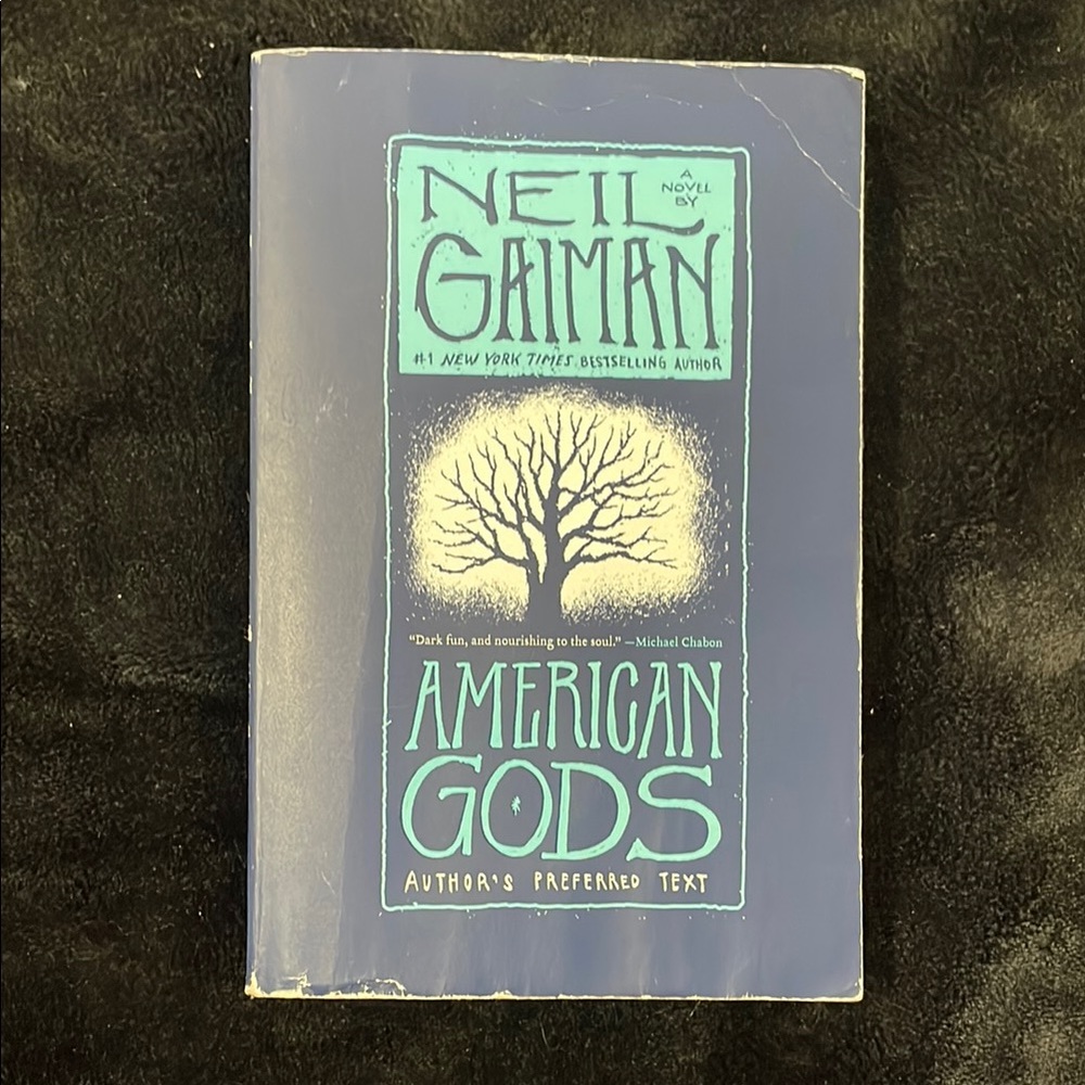 American Gods Book - Blue Cover